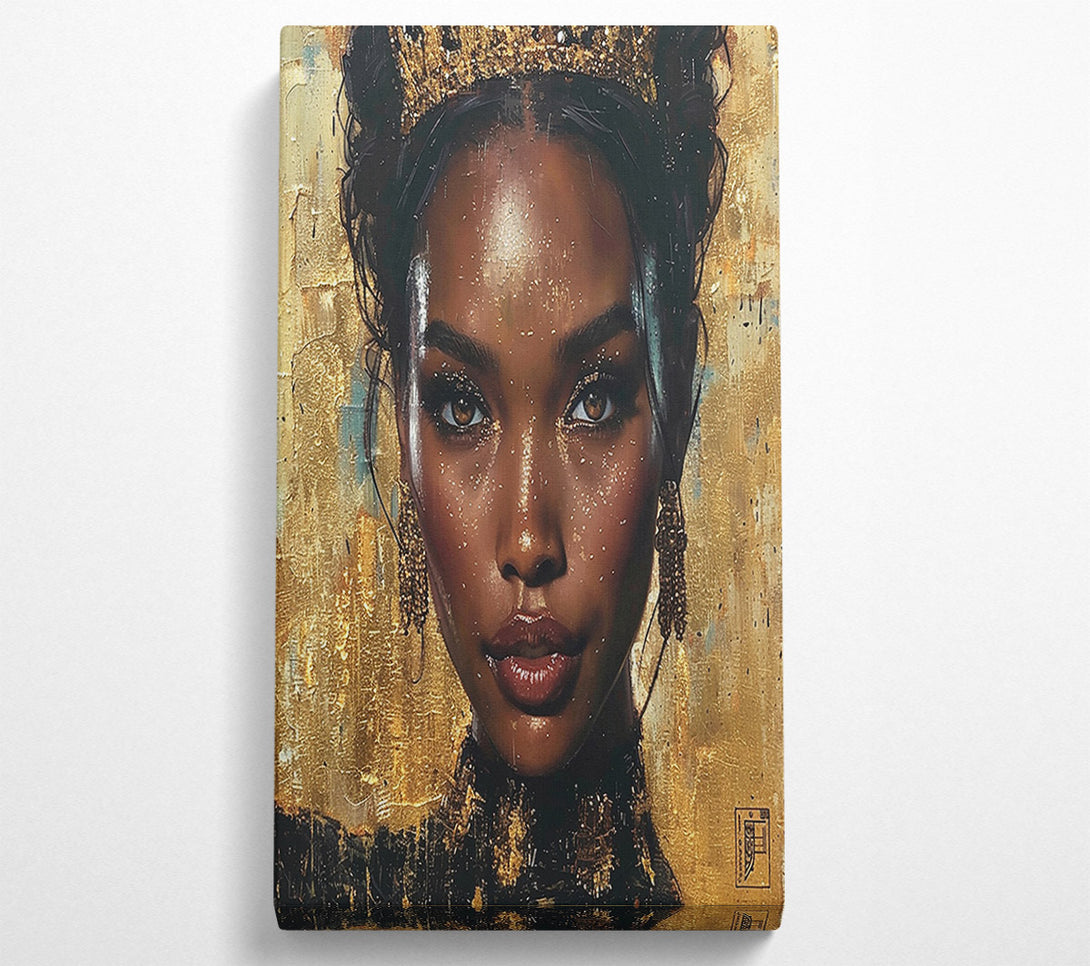  A Canvas Print of Glitter Gold Beauty Canvas Wall Art