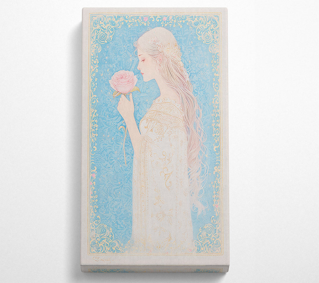  A Canvas Print of Azure Rose Dream Canvas Print