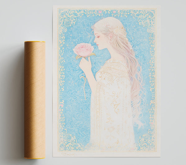 Azure Rose Dream Giclee Print