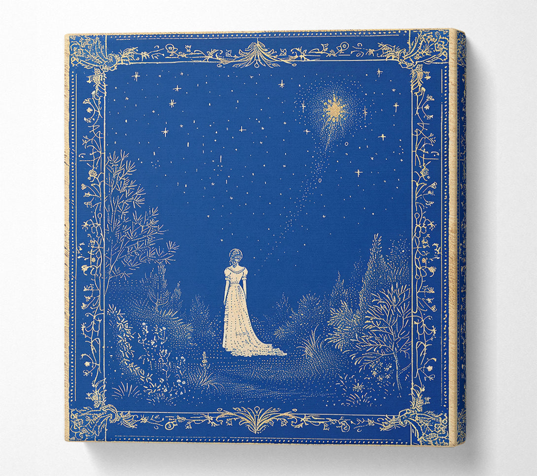  A Canvas Print of Azure Night Dreams Canvas Art