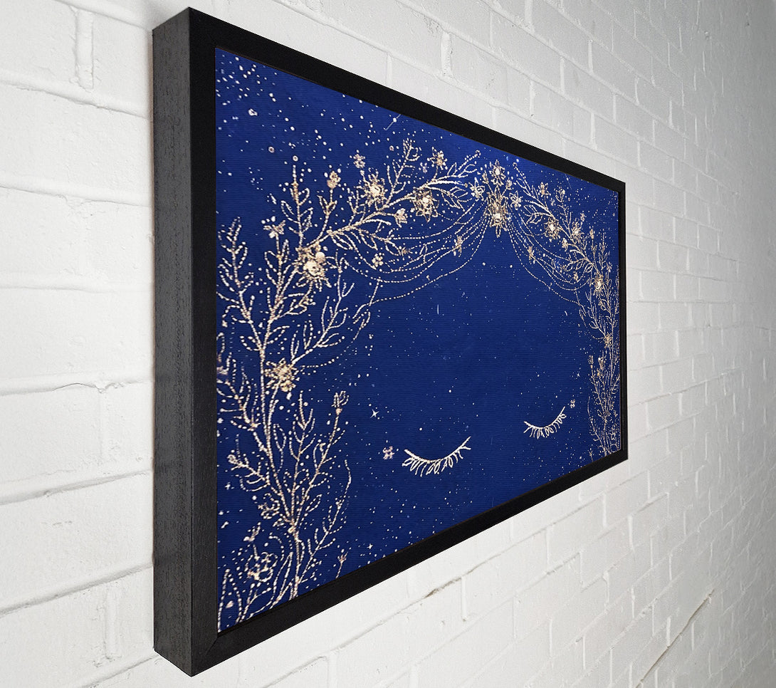  A Canvas Print of Midnight Golden Dream Canvas Print