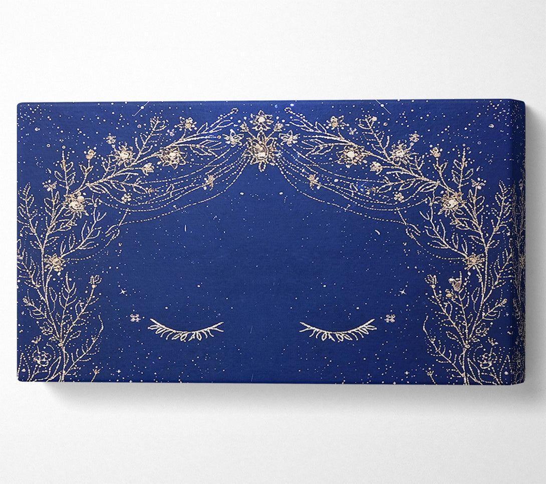  A Canvas Print of Midnight Golden Dream Canvas Print