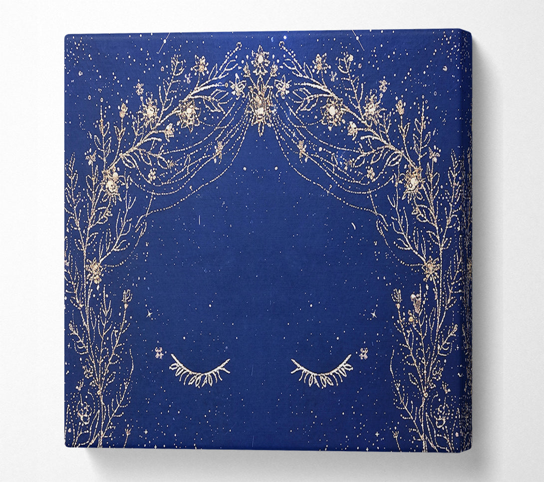  A Canvas Print of Midnight Golden Dream Canvas Print