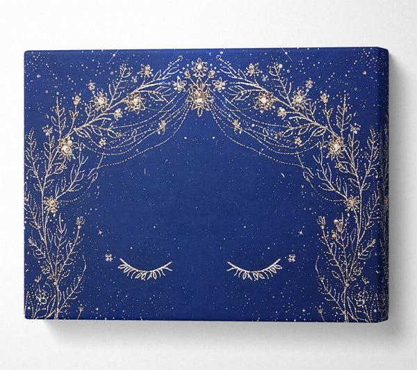  A Canvas Print of Midnight Golden Dream Canvas Print