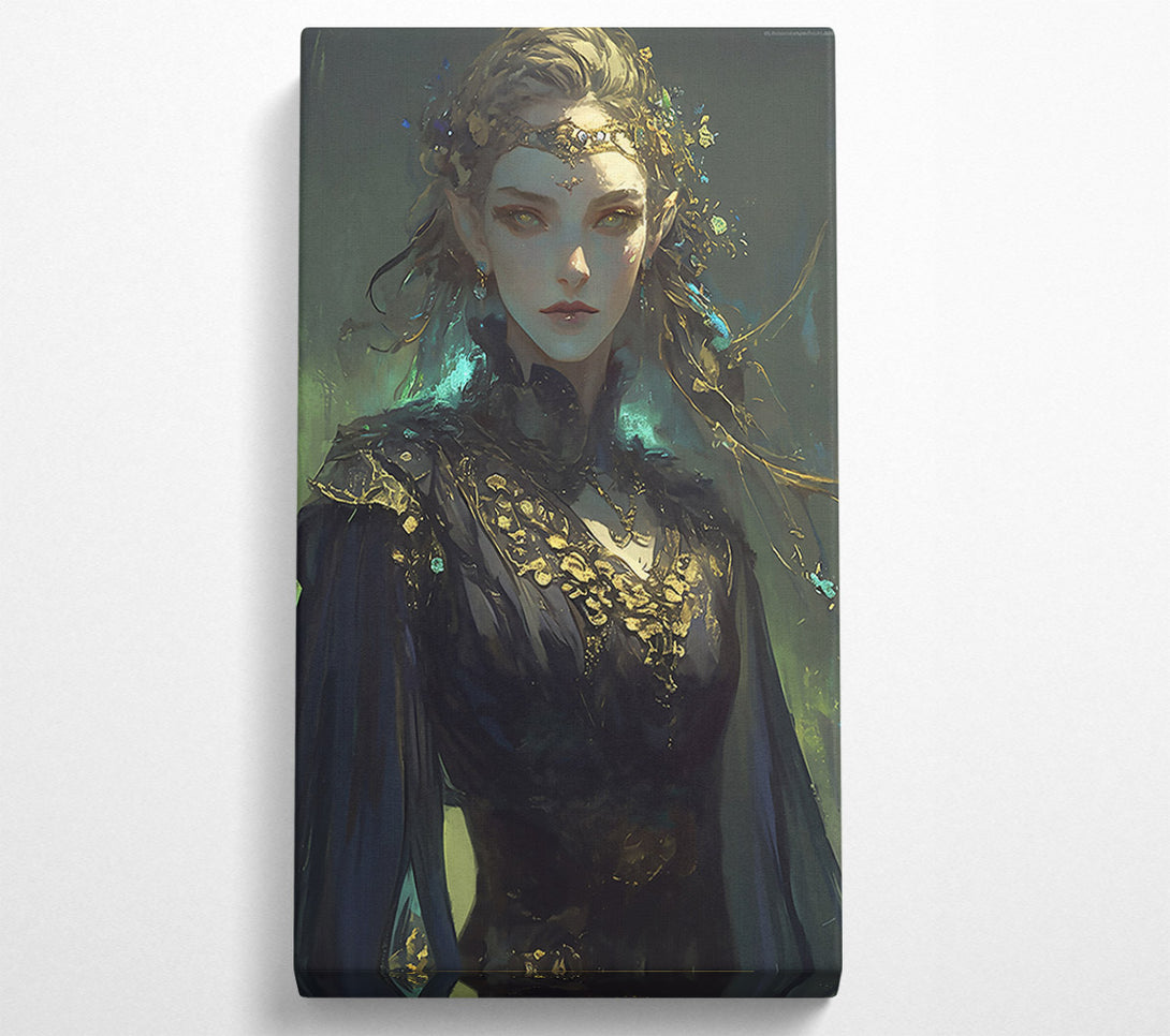  A Canvas Print of Emerald Elven Grace Canvas Art