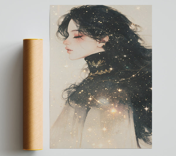 Golden Stardust Dreams Poster