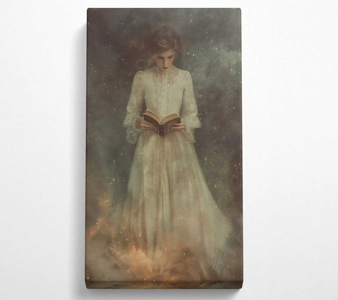  A Canvas Print of Golden Whispers Of Lace Canvas Art