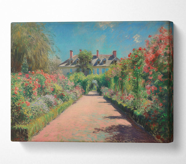 A Canvas Print of Pink Path To Home Canvas Art