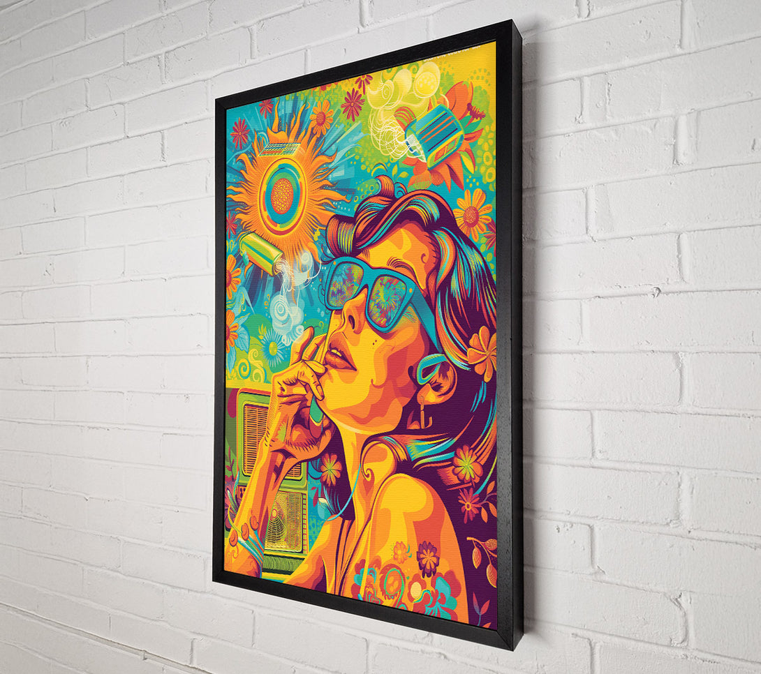  A Canvas Print of Orange Daydream Canvas Wall Art
