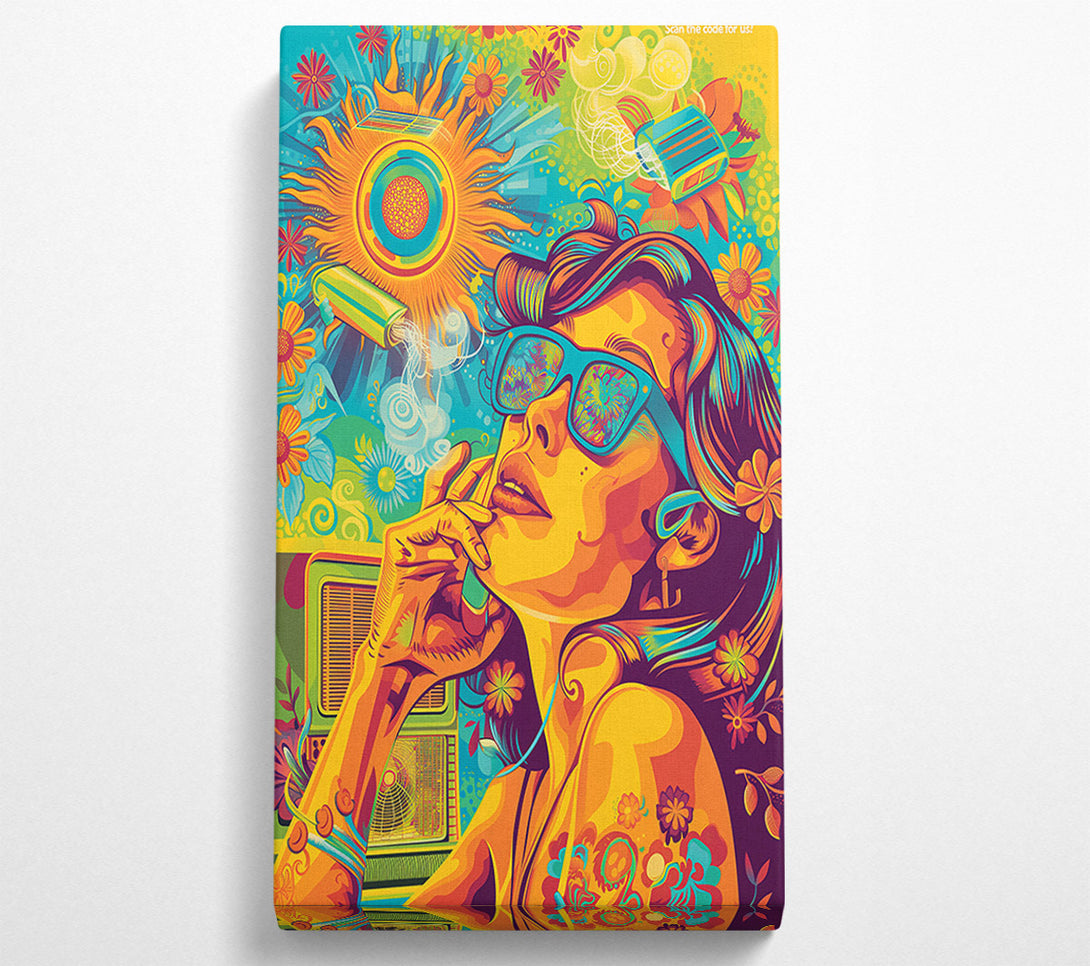  A Canvas Print of Orange Daydream Canvas Wall Art