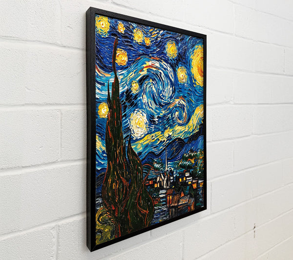 Blue Night Swirls