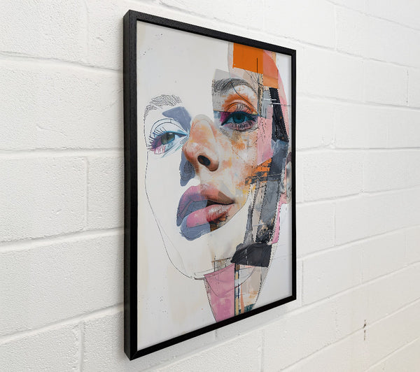 Pink Abstract Portrait
