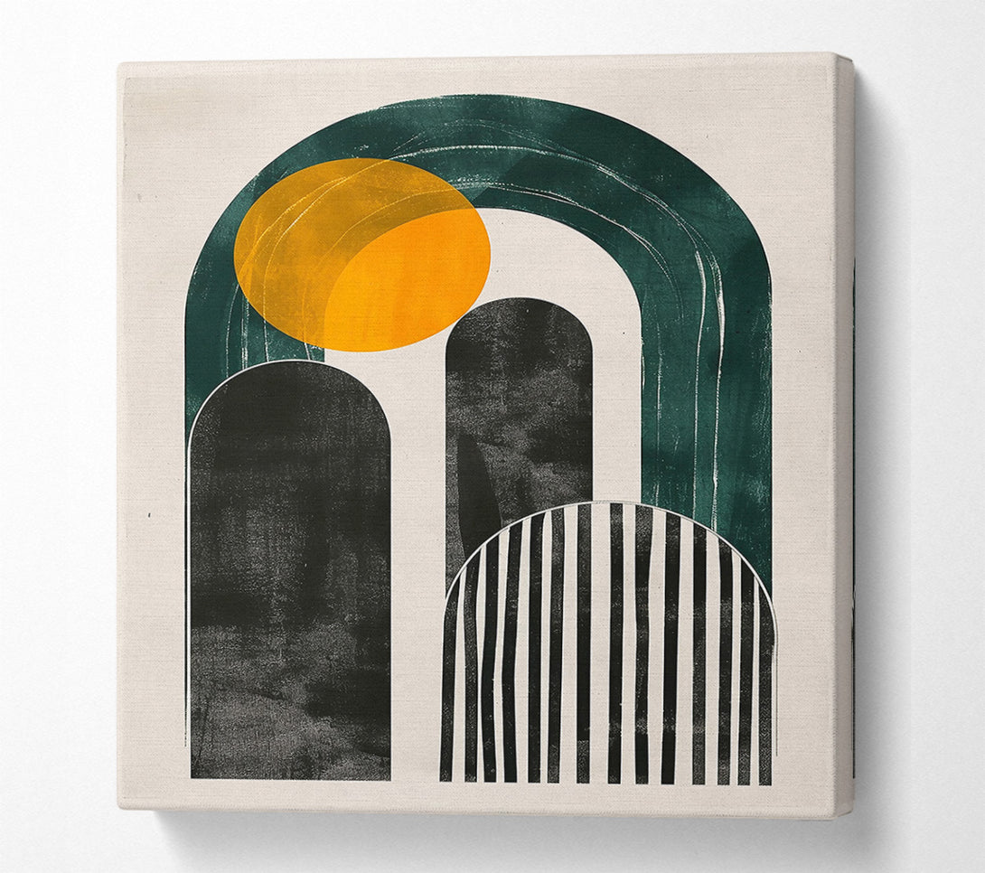  A Canvas Print of Emerald Archway Dream Canvas Wall Art