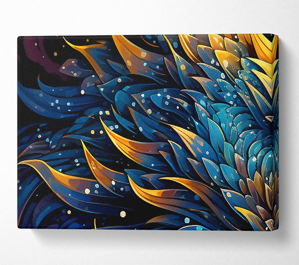  A Canvas Print of Gold Dragon Canvas Art