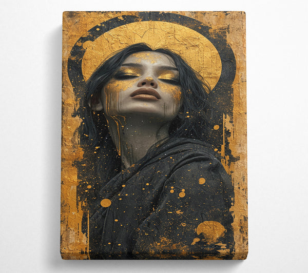  A Canvas Print of Gold Girl Canvas Art