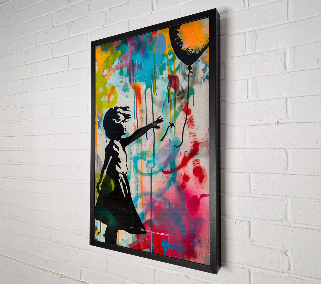 A Canvas Print of Orange Dream Girl Canvas Art