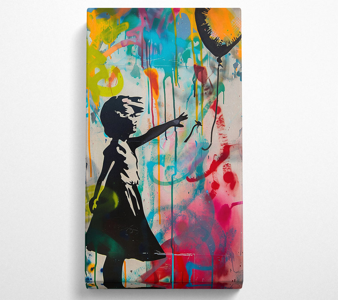  A Canvas Print of Orange Dream Girl Canvas Art