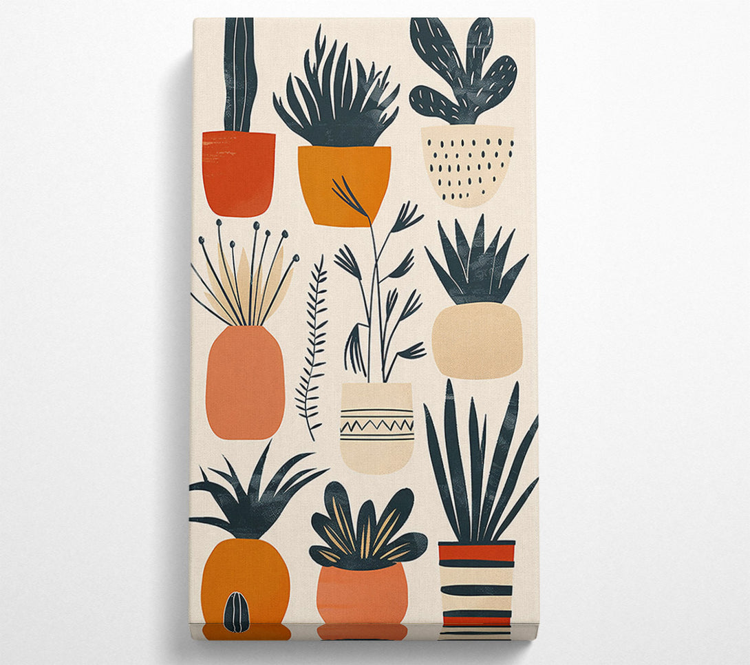  A Canvas Print of Terracotta Plant Dreams Canvas Print