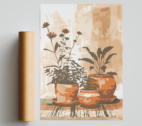 Terracotta Still Life Giclee Print