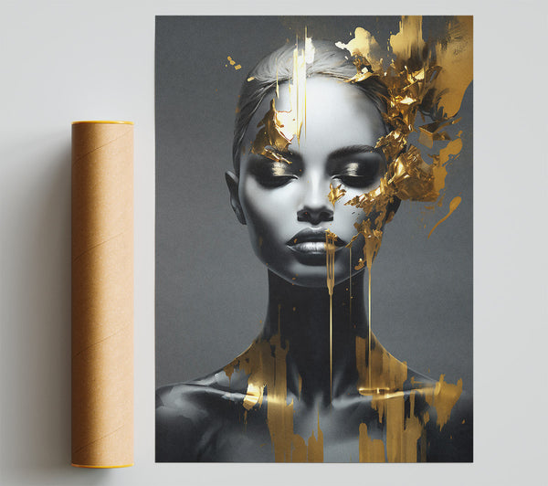 Gold Lake Lady Print