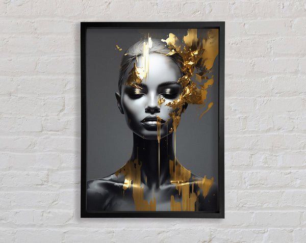 Gold Lake Lady Framed Print