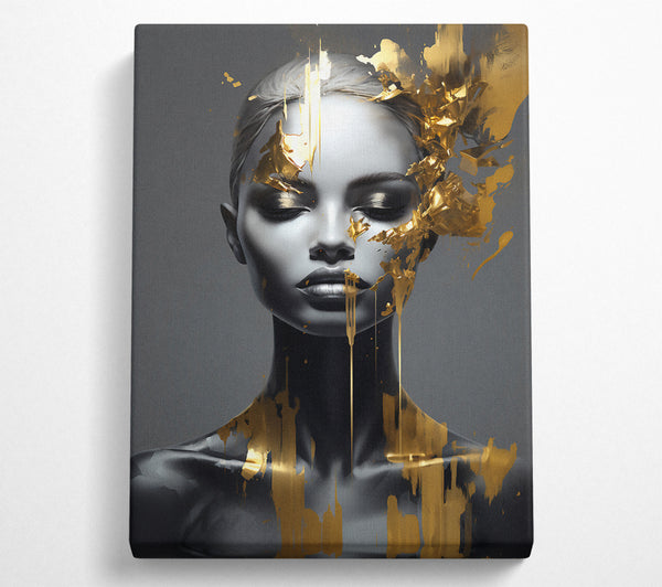  A Canvas Print of Gold Lake Lady Canvas Print