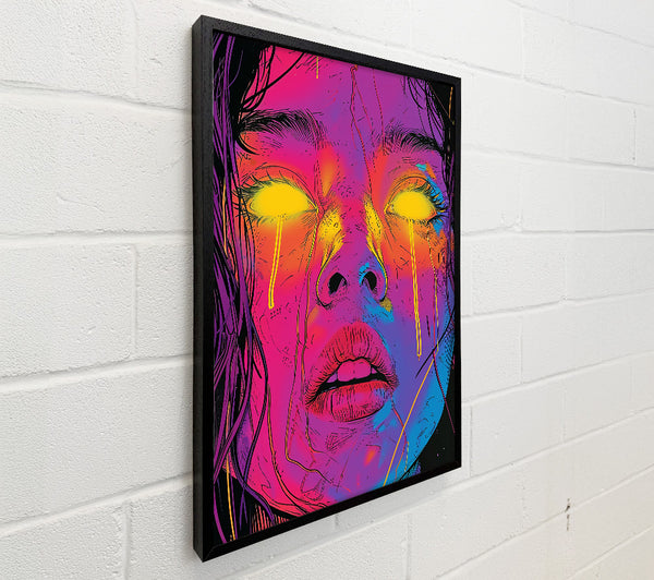 Neon Purple Expressionism