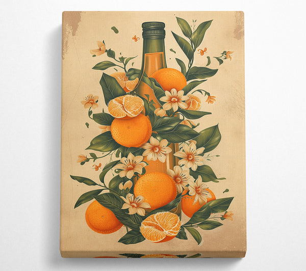  A Canvas Print of Orange Blossom Still Life Canvas Print