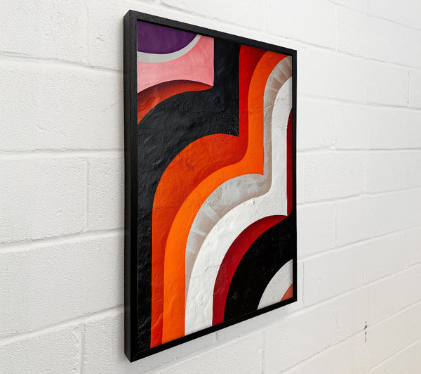 Orange And Black Curves