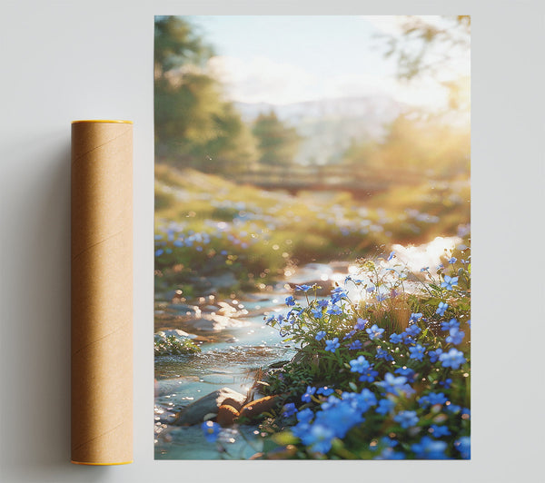 Blue Stream Of Hope Giclee Print