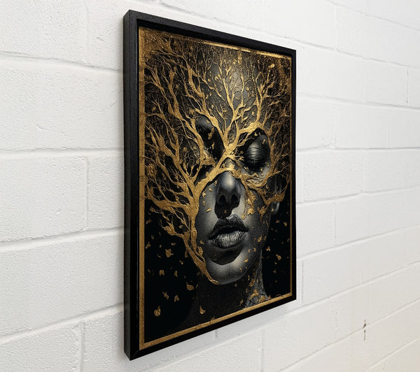 Gold Tree Face