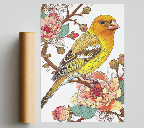 Golden Bird Giclee Print