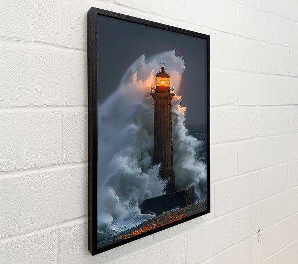 Golden Light Amidst The Storm