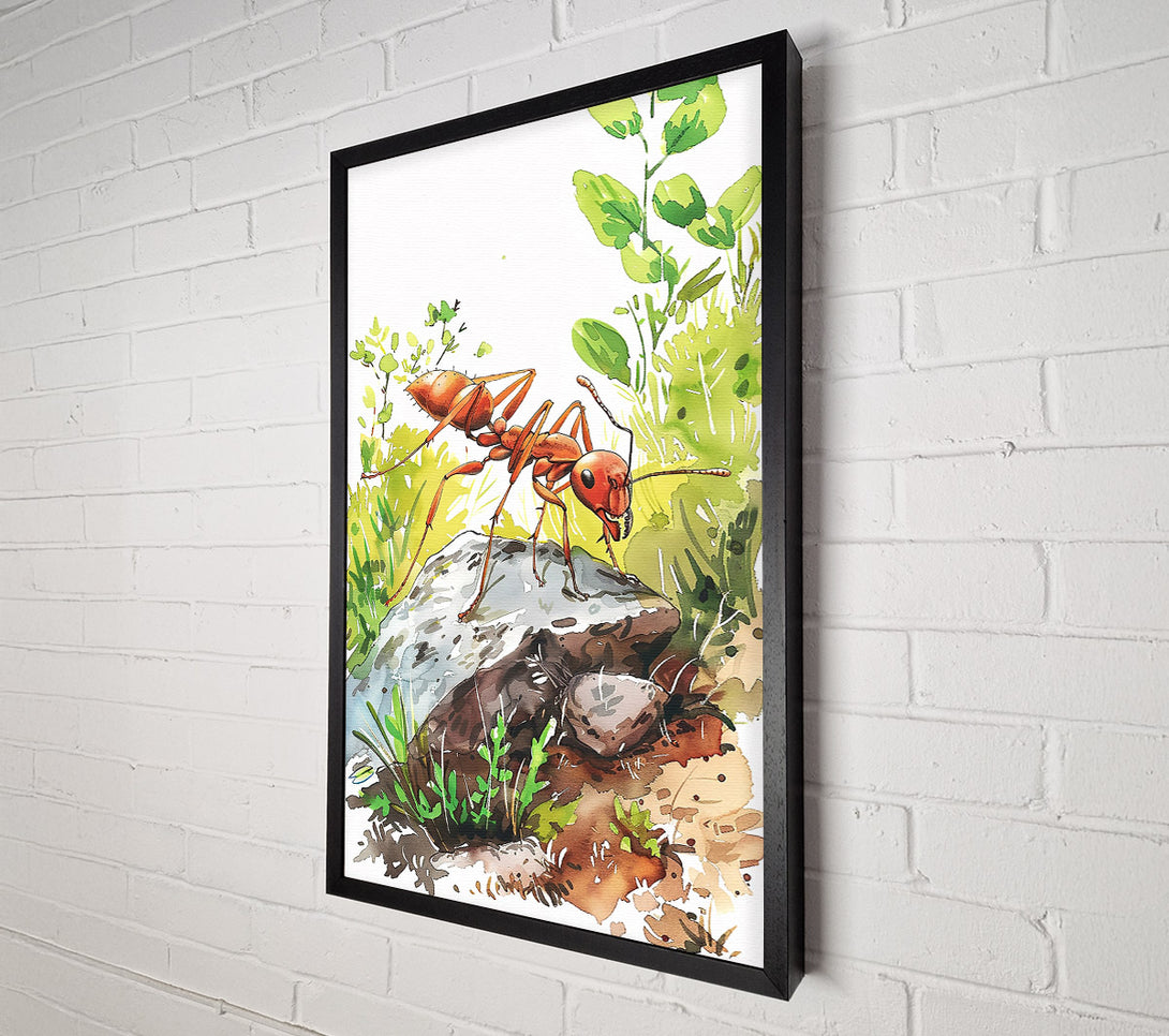  A Canvas Print of The Red Ant'S Rock Canvas Art