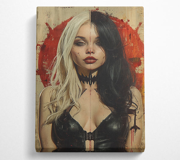  A Canvas Print of Goth Girl Canvas Art