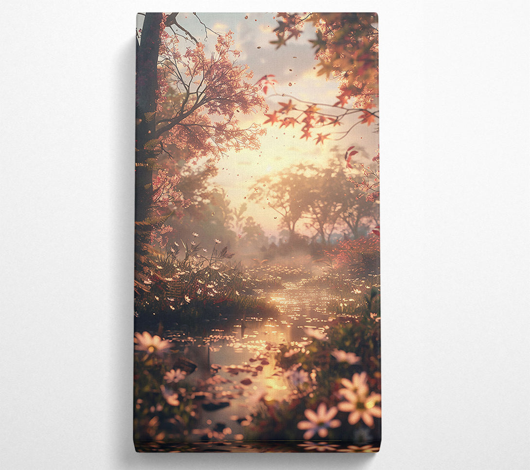  A Canvas Print of Golden Pond Dreams Canvas Art