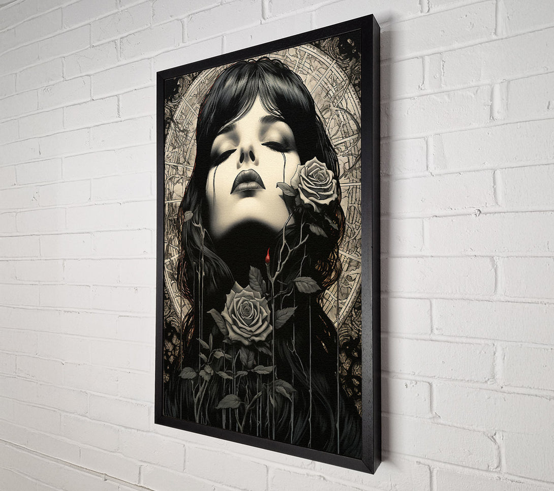  A Canvas Print of Gothic Beauty Canvas Print