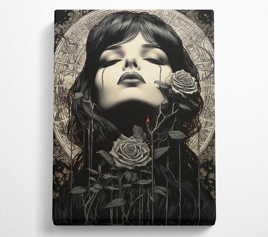  A Canvas Print of Gothic Beauty Canvas Print