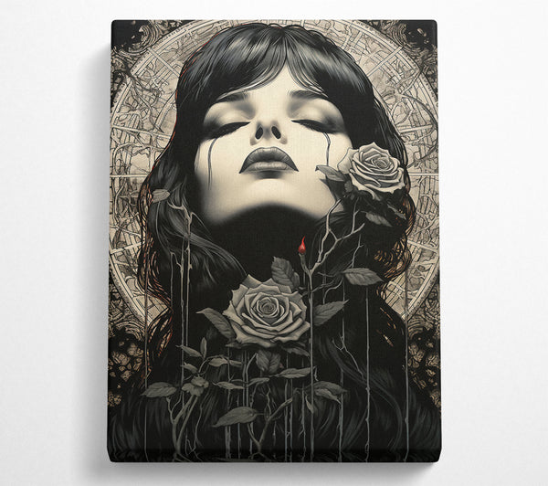 A Canvas Print of Gothic Beauty Canvas Print