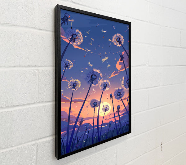 Purple Sunset Wishes