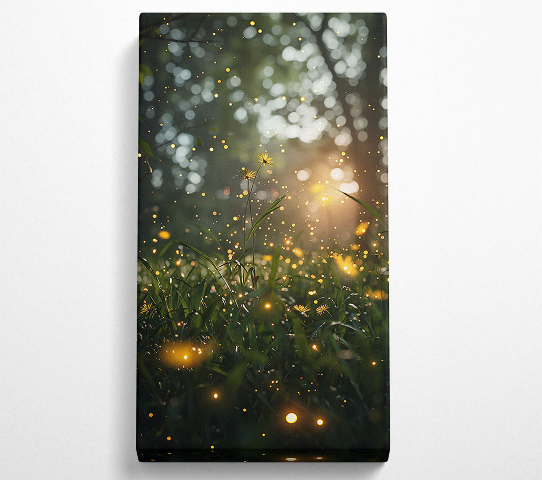  A Canvas Print of Golden Grass Glow Canvas Wall Art