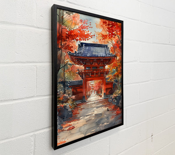 Crimson Temple Gate