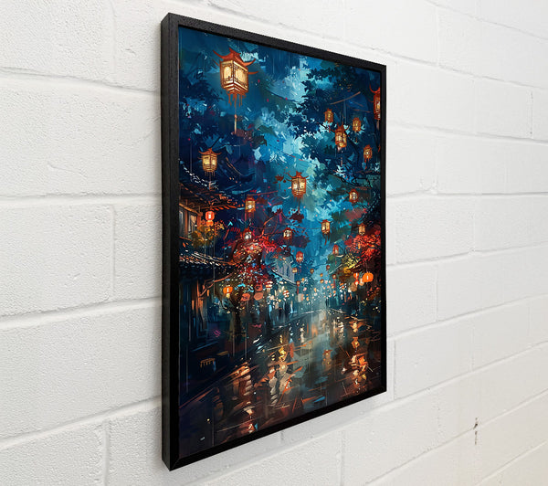 Blue Lantern Rain