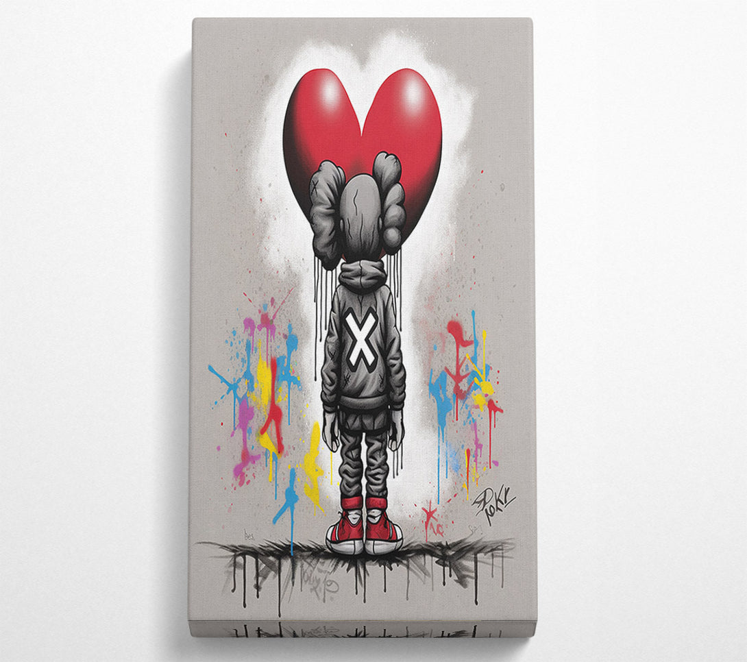  A Canvas Print of Graffiti Love Canvas Art