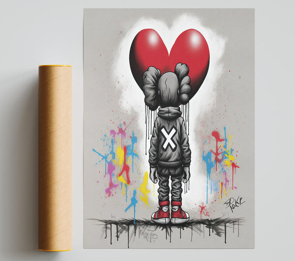 Graffiti Love Giclee Print