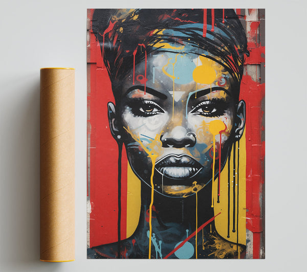 Graffiti Stare Poster