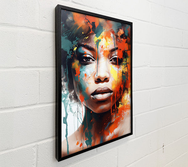 Graffiti Woman Art