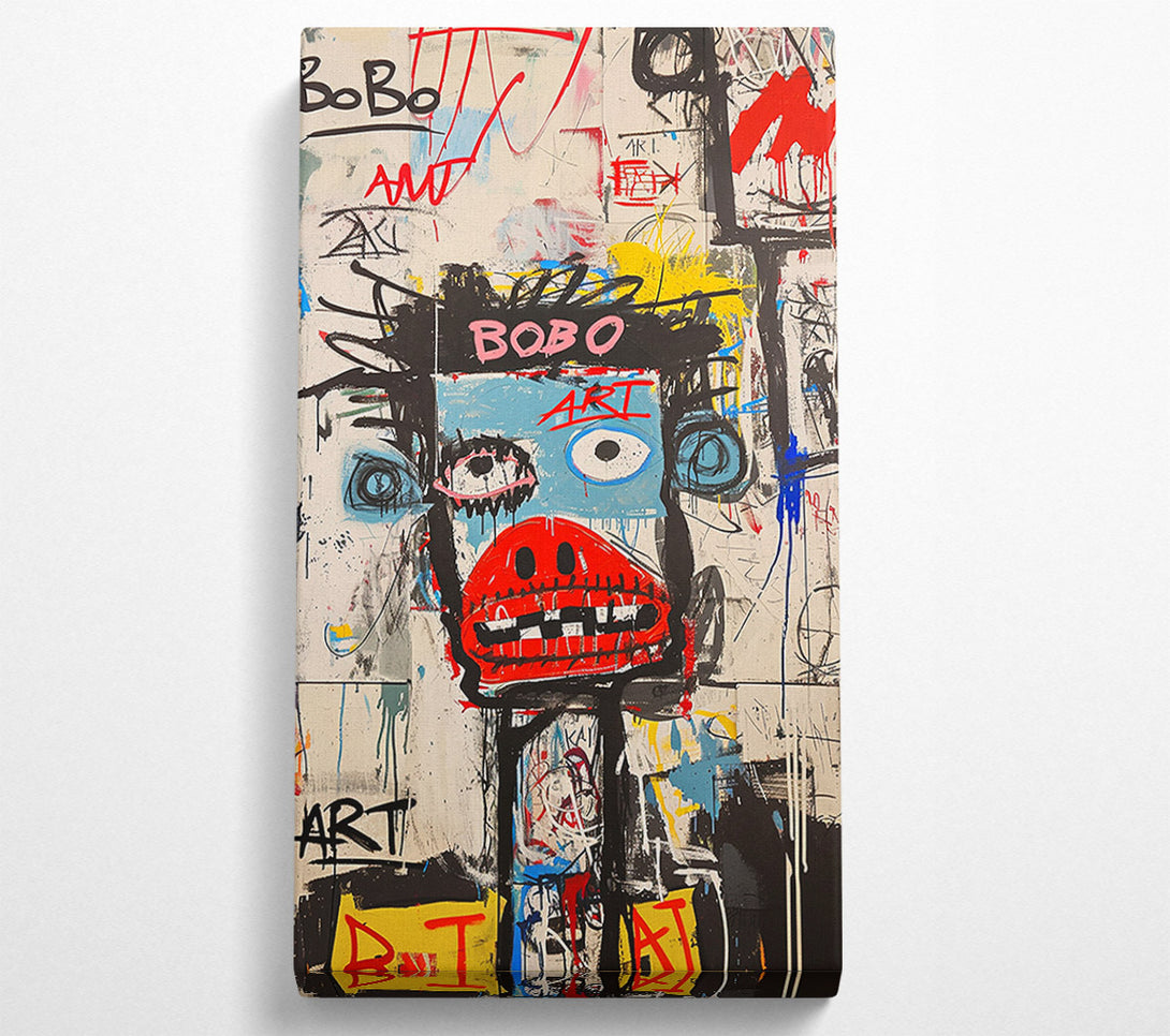  A Canvas Print of Grafitti Bobo Canvas Print