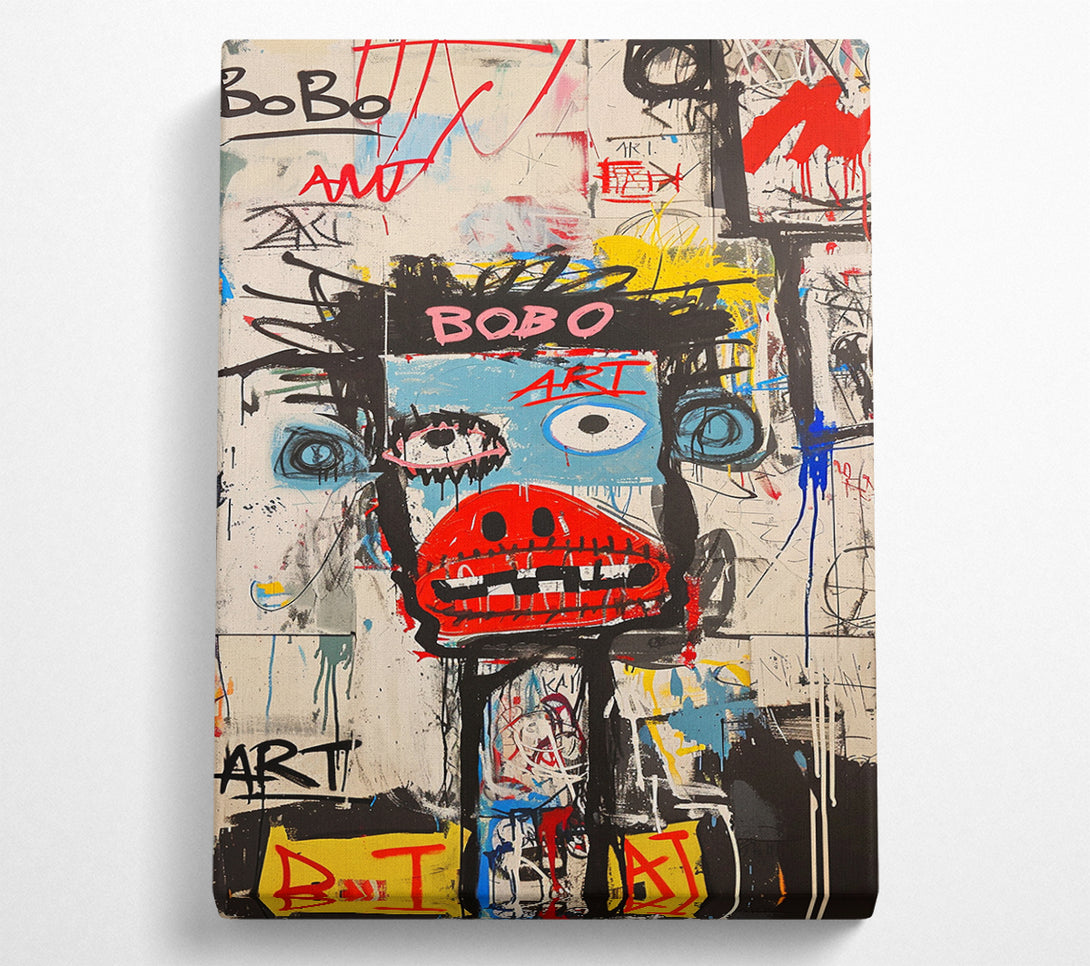  A Canvas Print of Grafitti Bobo Canvas Print