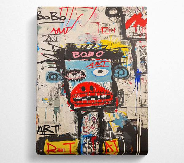  A Canvas Print of Grafitti Bobo Canvas Print